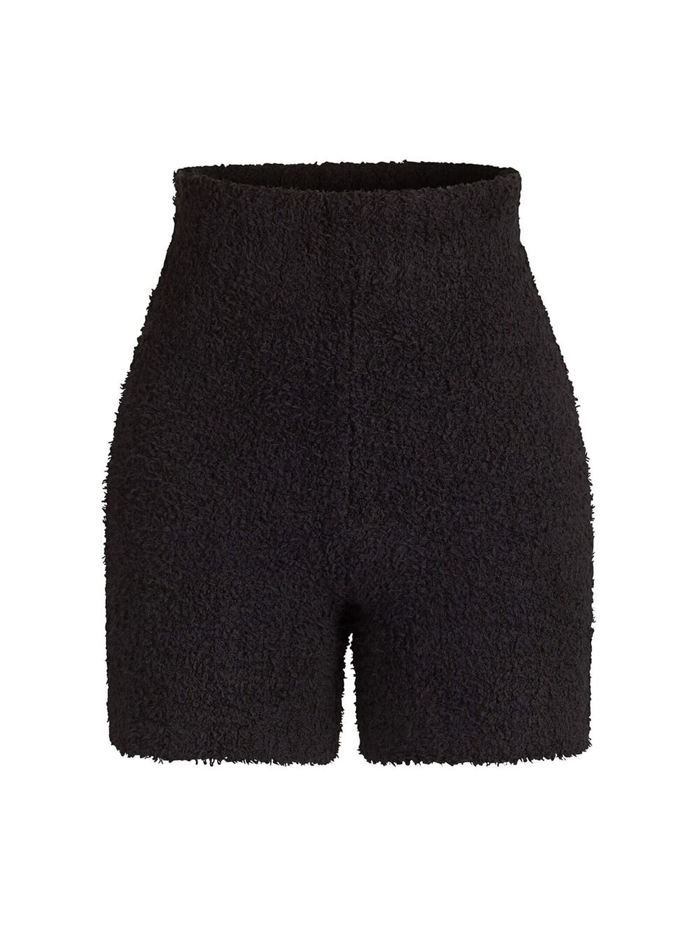 SKIMS Cozy Knit Shorts Size 2X Size 3X Black Soft Comfortable Casual Fleece Warm
